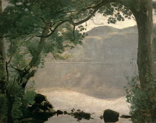 Lake Nemi, 1843